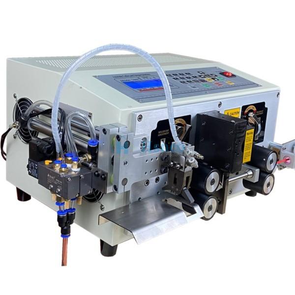 Máy cắt và tuốt dây điện tự động HS-BX12 có tay kẹp (Gripper)